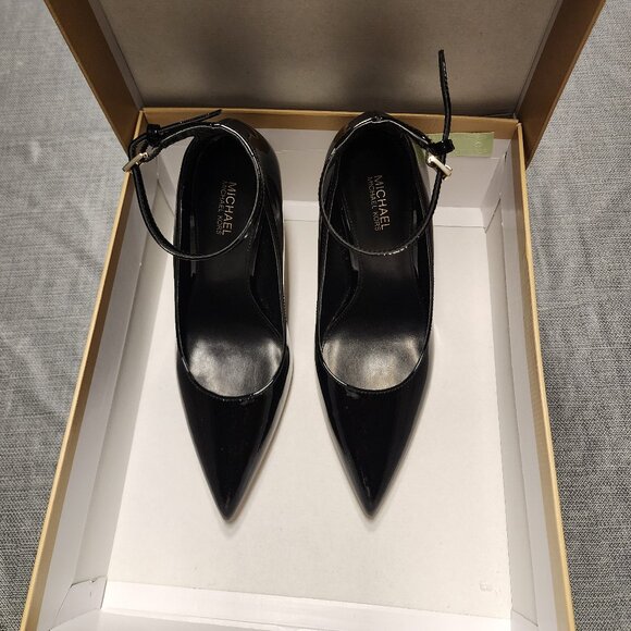 Michael Kors Keke Ankle Strap Pumps  Size 5.5  Black or Red $ 100 each Pair - Picture 1 of 7